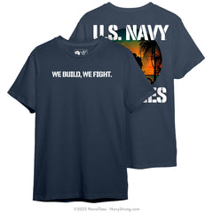 "We Build, We Fight." Tee | Navy