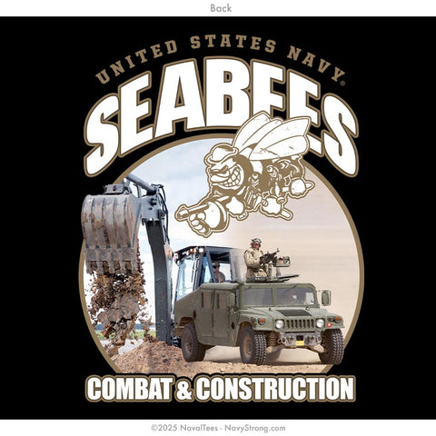 "Combat & Construction" Tee | Black