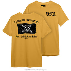 "Committed to Excellence" Tee | Gold