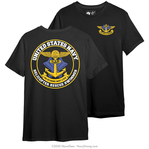 "Helo Rescue Swimmer" Tee | Black