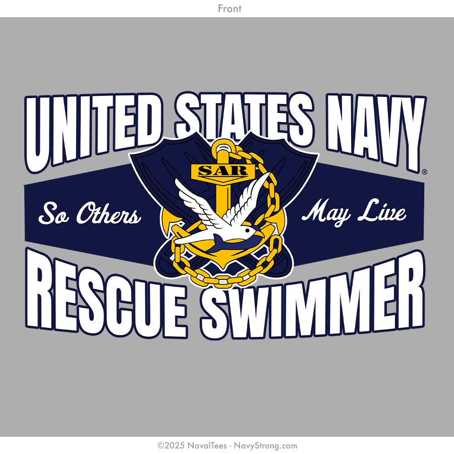 "USN Rescue Swimmer" Tank | Grey