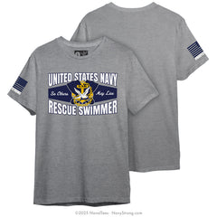"USN Rescue Swimmer" Tee | Grey
