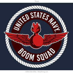 "Boom Squad" Tee | Navy