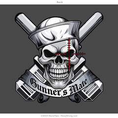 "Gunner Skull" Hooded Sweatshirt | Charcoal