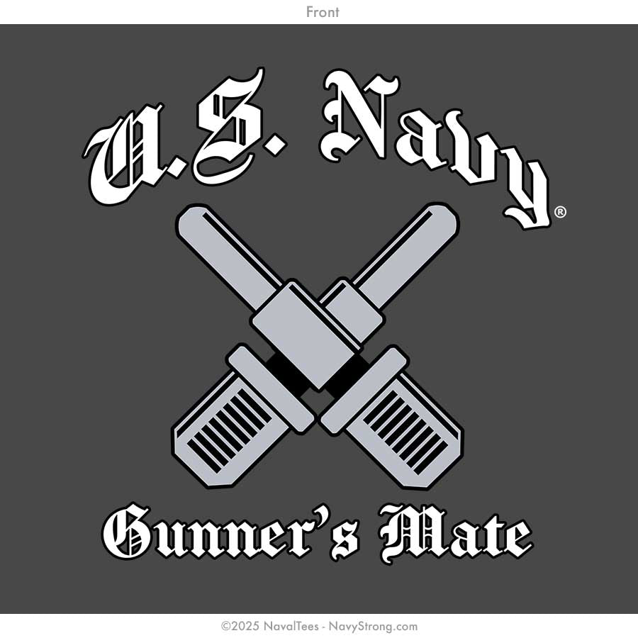 "Gunner Skull" Tee | Charcoal