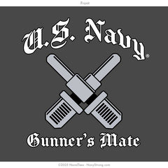 "Gunner Skull" Hooded Sweatshirt | Charcoal