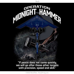 "Midnight Hammer" Tee | Black