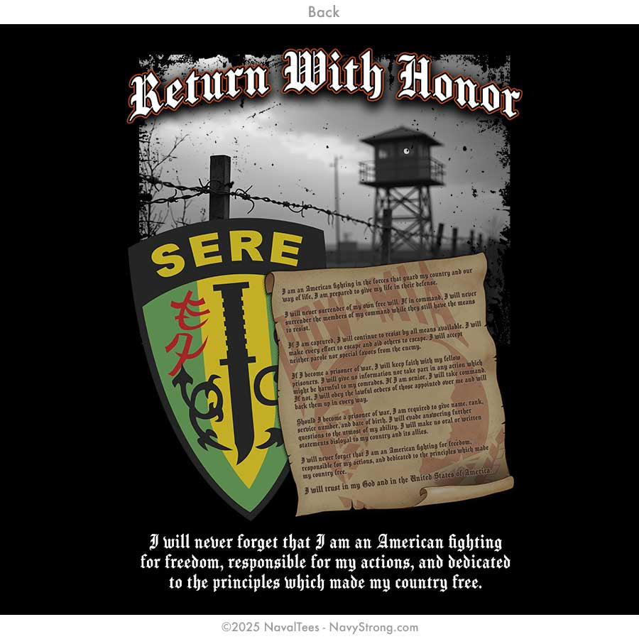 "SERE Conduct" Tee | Black