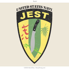 "Vintage JEST" Tri-Blend Tee | Tan