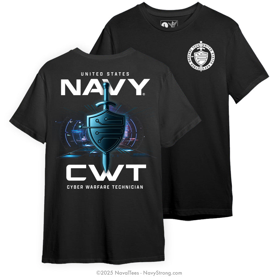 "Cyber Warfare Technician" Tee | Black