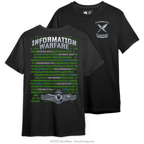 "Cryptologic Technician" Tee | Black
