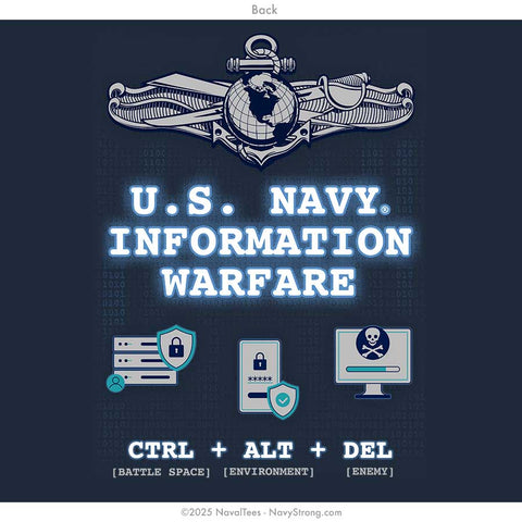 "CTRL ALT DEL" Tee | Navy