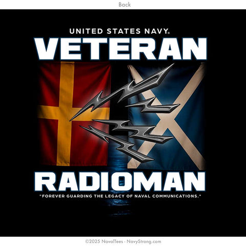 "Veteran Radioman" Tee | Black