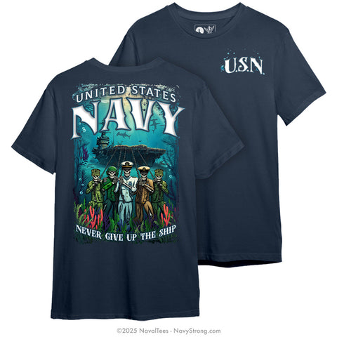 "Ghost Ship" Tee | Navy