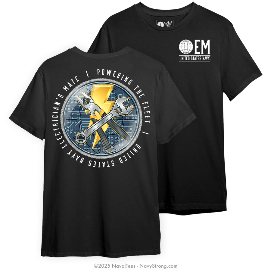 "Electricians Mate" Tee | Black