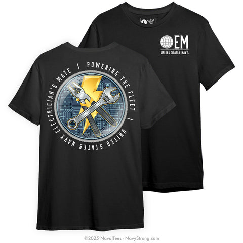 "Electricians Mate" Tee | Black