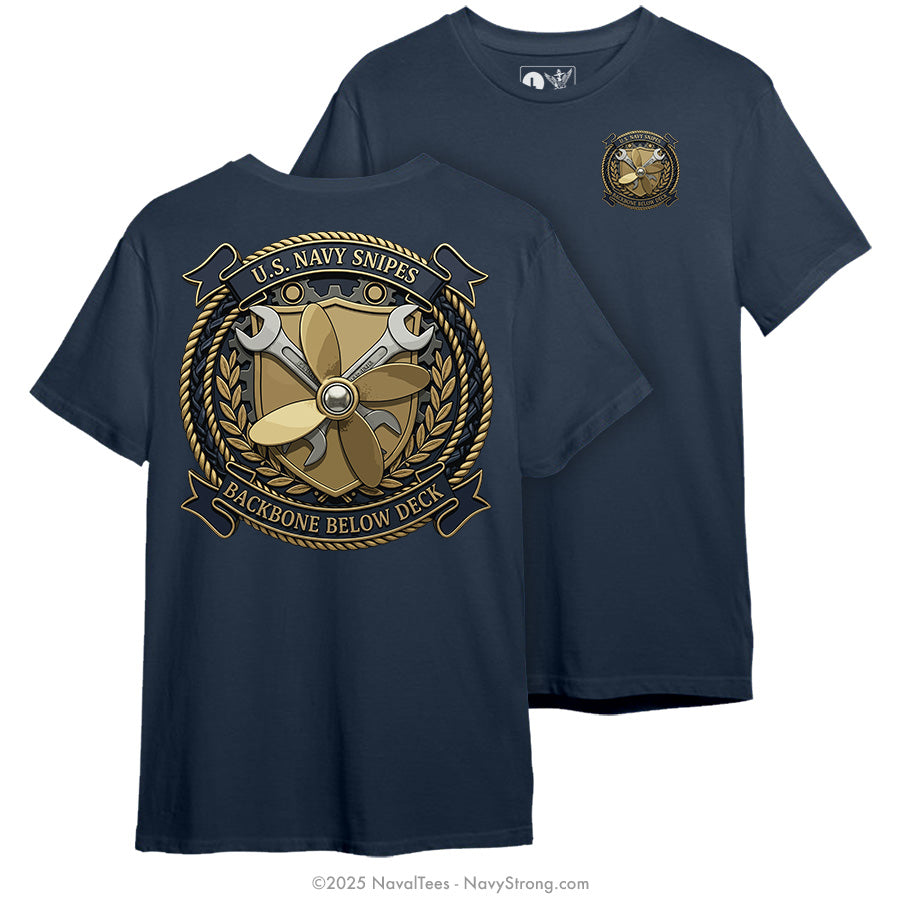 "Snipe Badge" Tee | Navy