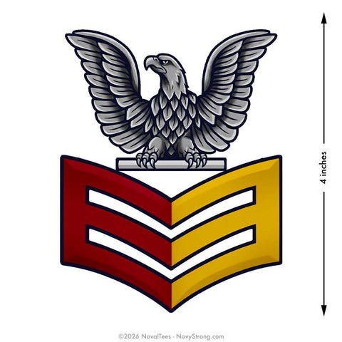 "First Class Chevron" | 4 inch Vinyl Decal