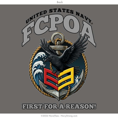 "First Class Crow" Tee | Charcoal