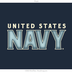 "U.S.N. Pinup" Tee | Navy