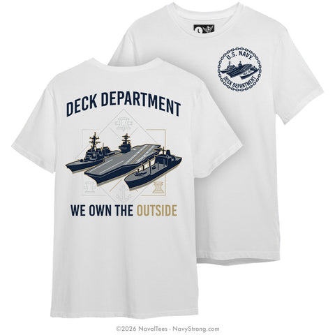 "Deck Department" Tee | White