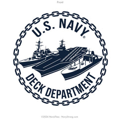 "Deck Department" Long Sleeve Tee | White