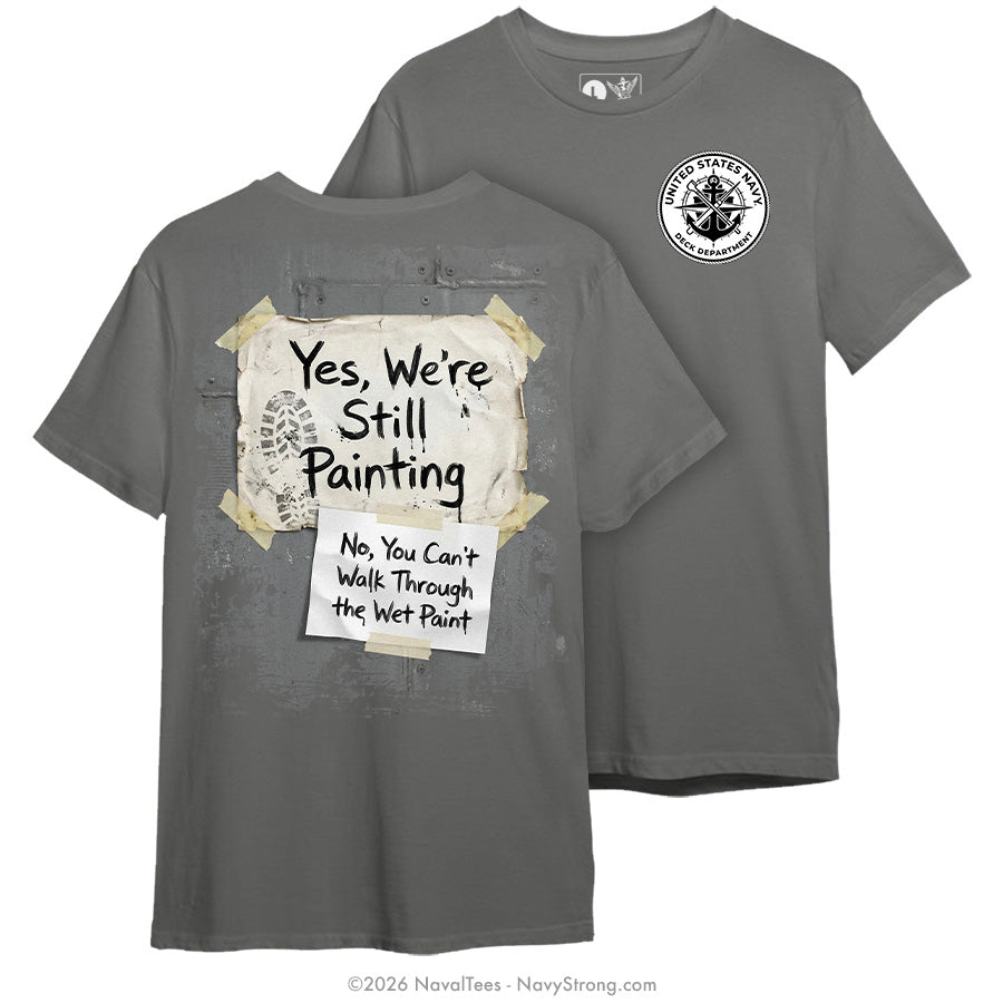 "Still Painting" Tee | Charcoal