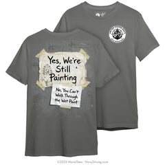 "Still Painting" Tee | Charcoal