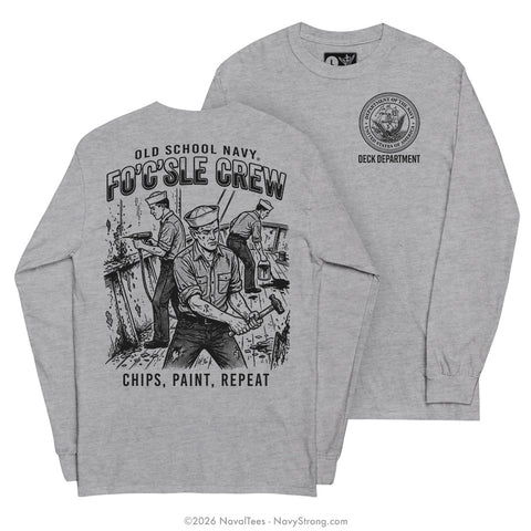 "Chips, Paint, Repeat" Long Sleeve Tee | Grey