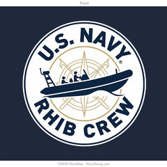 "Small Boat Mafia" Hooded Sweatshirt | Navy