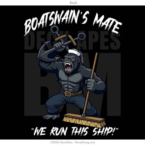 "Deck Ape" Hooded Sweatshirt | Black