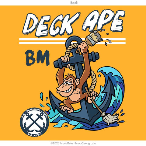 "BM Surf Designs" Tee | Gold