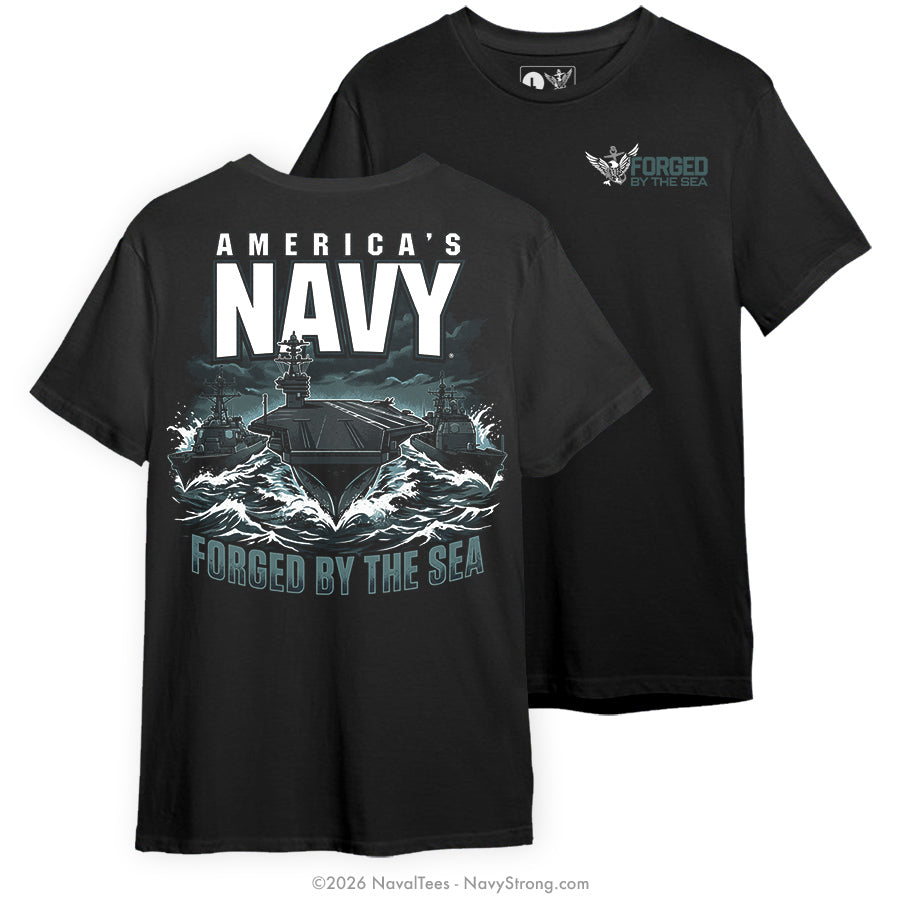 "Forged by the Sea" Tee | Black
