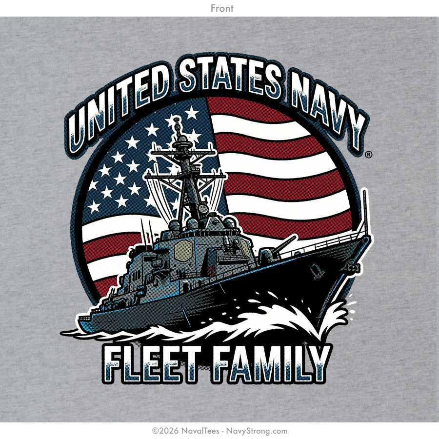 "Fleet Family" Tee | Grey