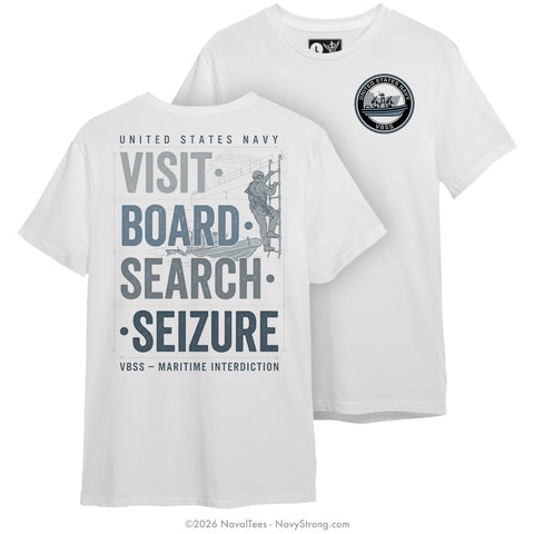 "Maritime Interdiction" Tee | White