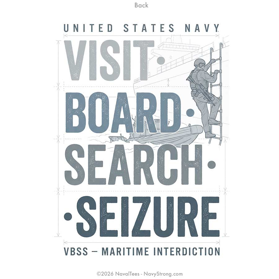 "Maritime Interdiction" Tee | White