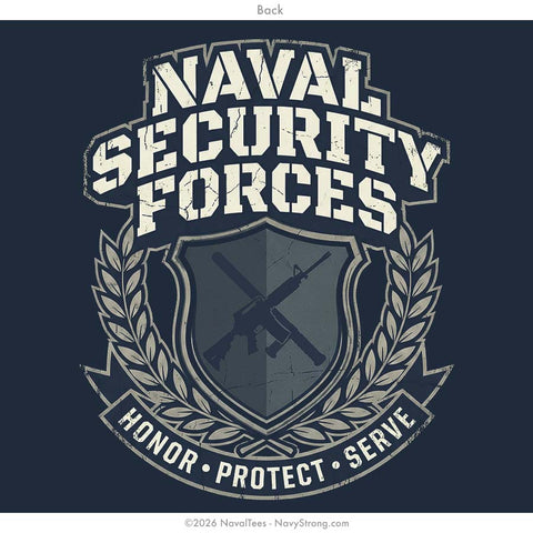 "NSF Crest" Tee | Navy