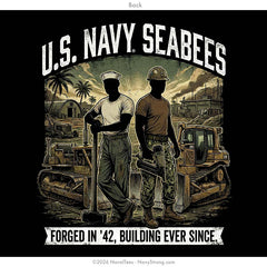 "Forged in 42" Tee | Black