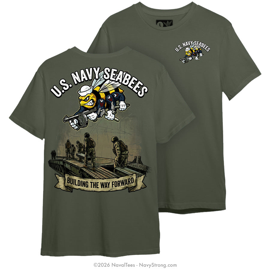 "Building the Way" Tee | Military Green