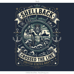 "Crossed the Line" Tee | Navy