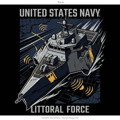 "Littoral Force" Tee | Black