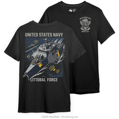 "Littoral Force" Tee | Black