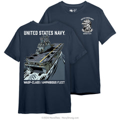 "Amphibious Wasp" Tee | Navy