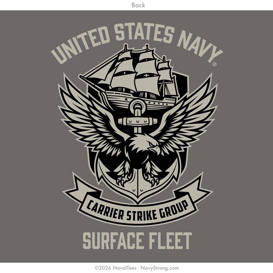 "Carrier Strike Group" Tee | Charcoal