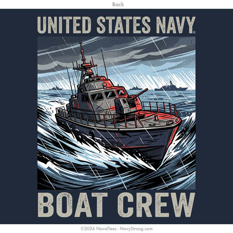 "Boat Crew" Tee | Navy