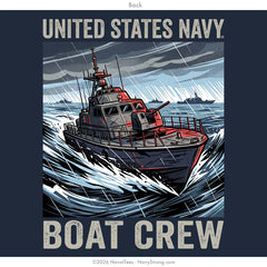 "Boat Crew" Tee | Navy