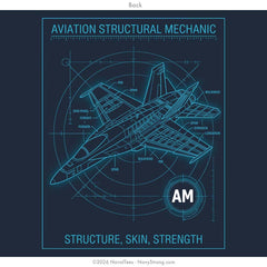 "Aviation Structural Mechanic" Tee | Navy