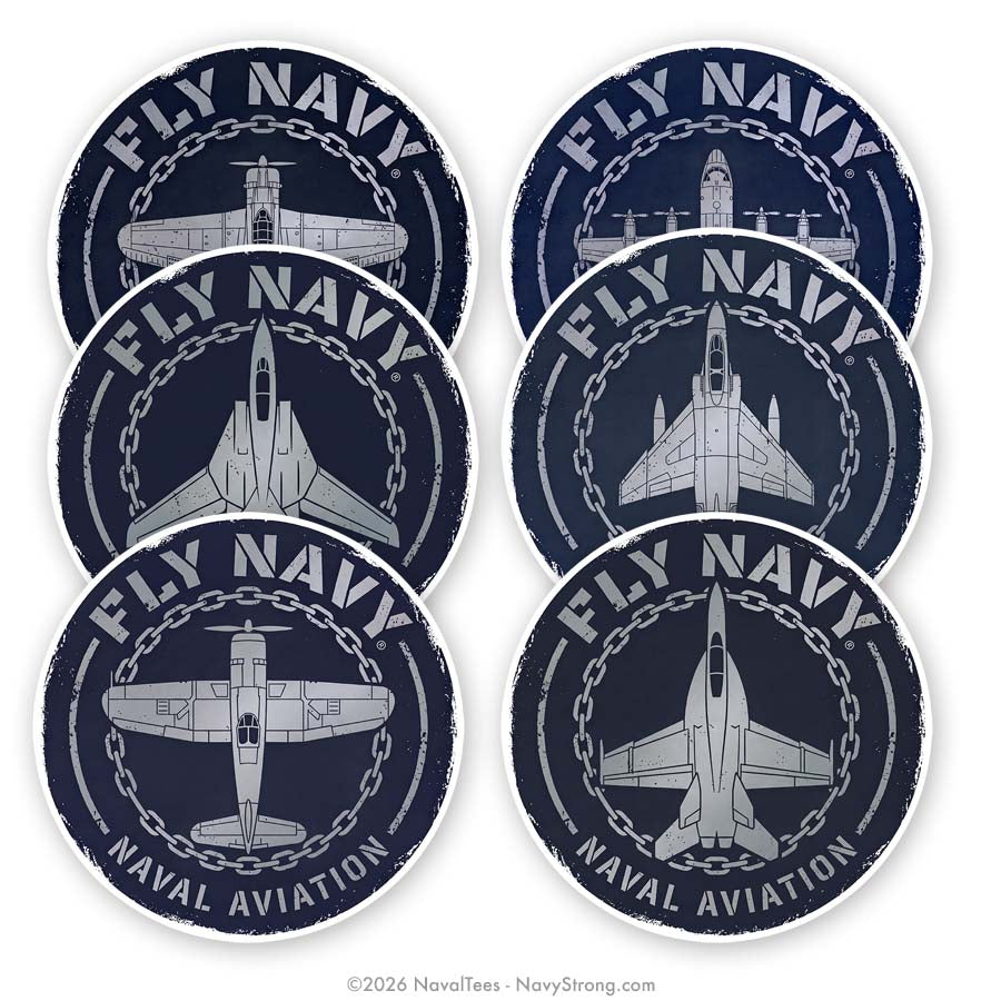 "Fly Navy Aircrafts" | 4 inch Vinyl Decal