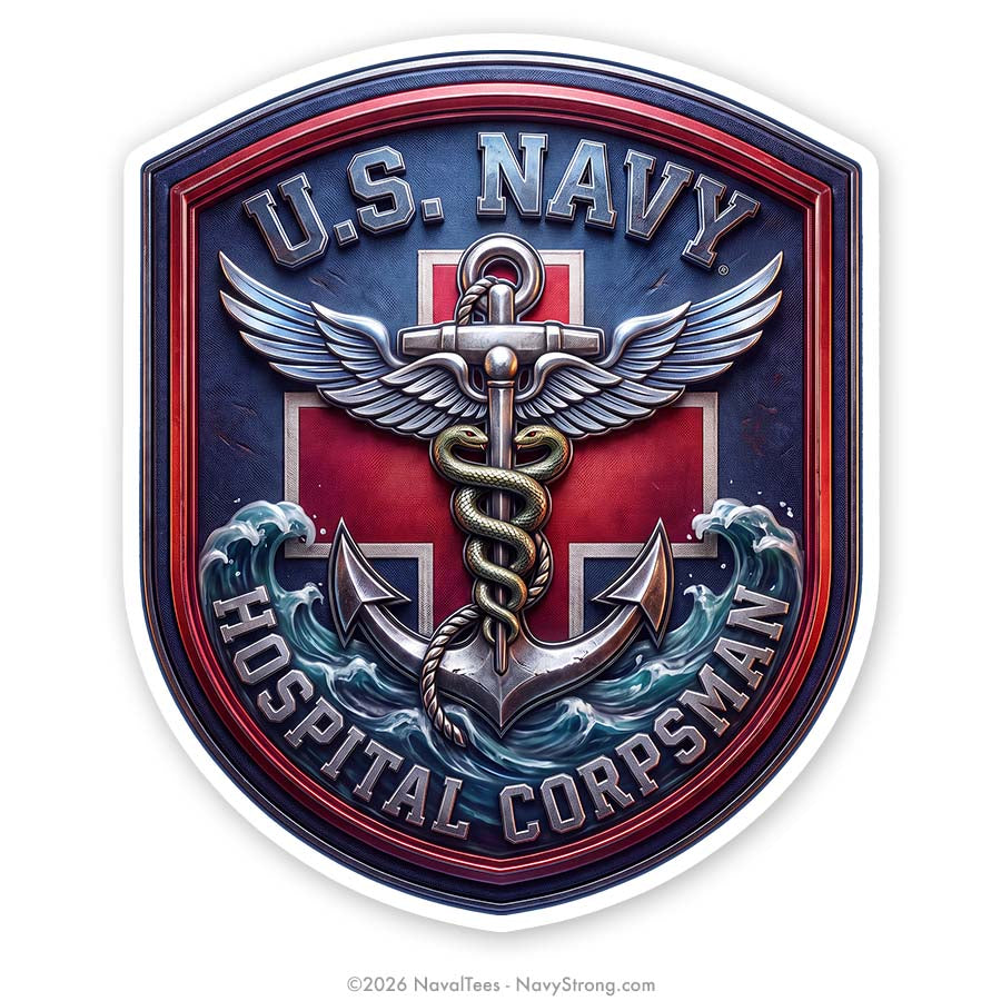 "Hospital Corps" | 5 inch Vinyl Decal