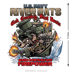 "River Rats" | 5 inch Vinyl Decal